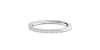 Alliance en or blanc 18k