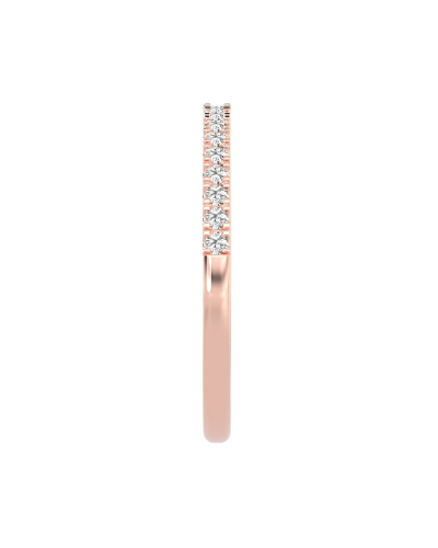 Alliance en or rose 18k