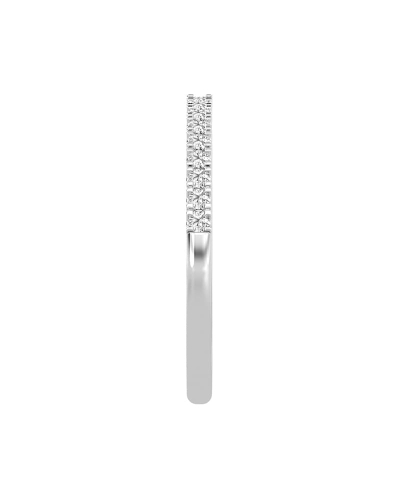 Alliance en or blanc 18k
