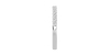 Demi-alliance diamants serti griffes en or blanc