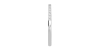 Demi-alliance diamants serti barrette en or blanc