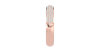 Demi-alliance diamants princesse serti griffes en or rose