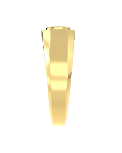 Chevalière diamant en or jaune