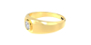 Chevalière diamant en or jaune