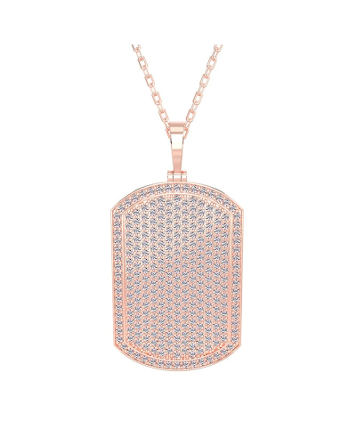 Pendentif Plaque Diamant