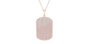 Pendentif Plaque Diamant