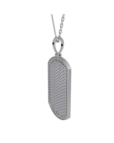 Pendentif Plaque Diamant