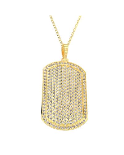 Pendentif Plaque Diamant