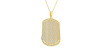 Pendentif Plaque Diamant