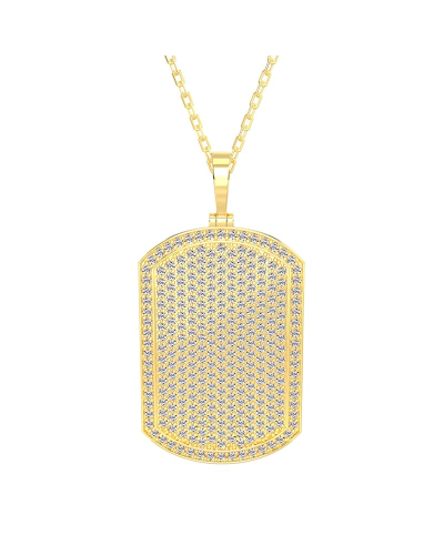 Pendentif Plaque Diamant