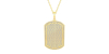 Pendentif Plaque Diamant