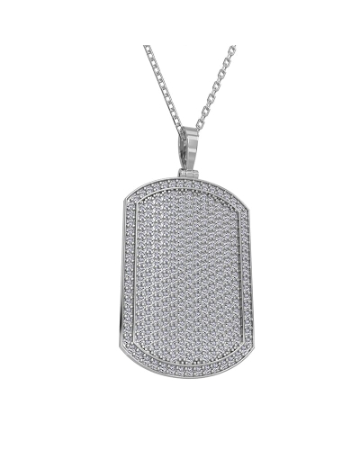 Pendentif Plaque Diamant