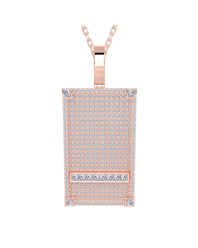 Pendentif Plaque Diamant