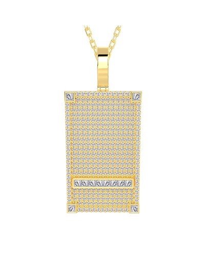 Pendentif Plaque Diamant