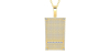 Pendentif Plaque Diamant