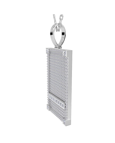 Pendentif Plaque Diamant