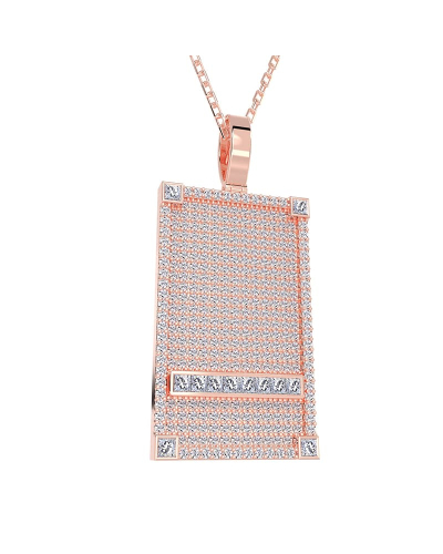 Pendentif Plaque Diamant