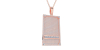 Pendentif Plaque Diamant