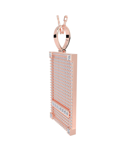 Pendentif Plaque Diamant