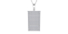 Pendentif Plaque Diamant
