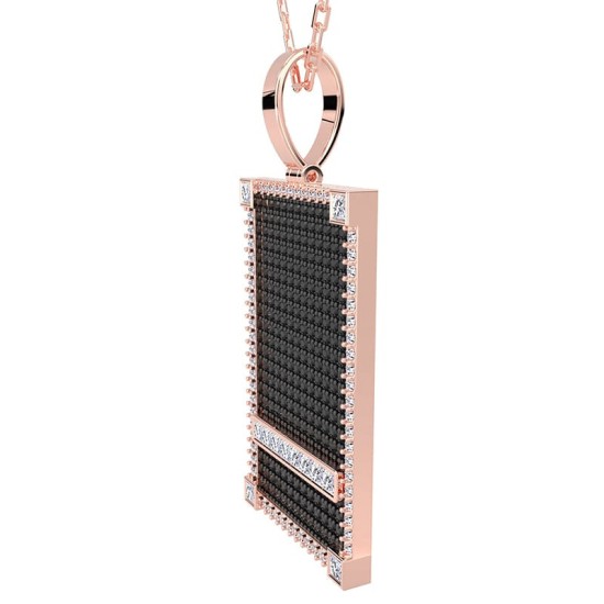 Pendentif Plaque Diamant