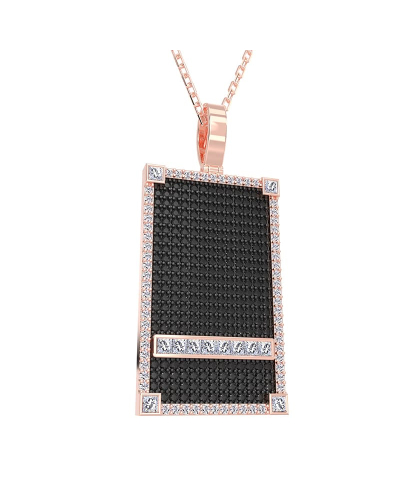 Pendentif Plaque Diamant