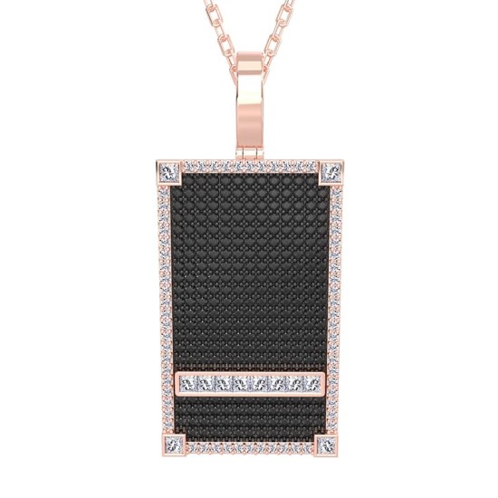 Pendentif Plaque Diamant