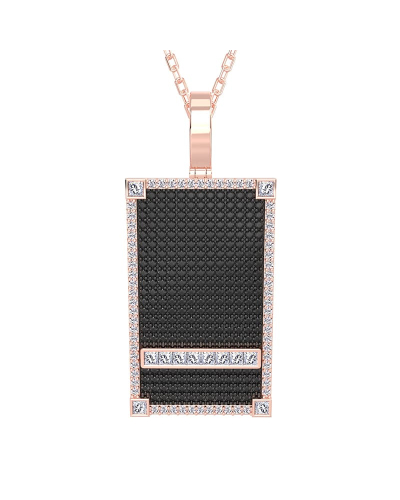 Pendentif Plaque Diamant