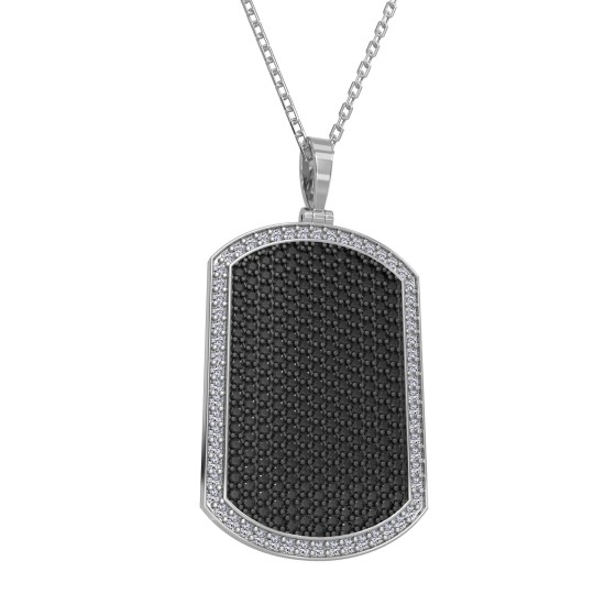 Pendentif Plaque Diamant