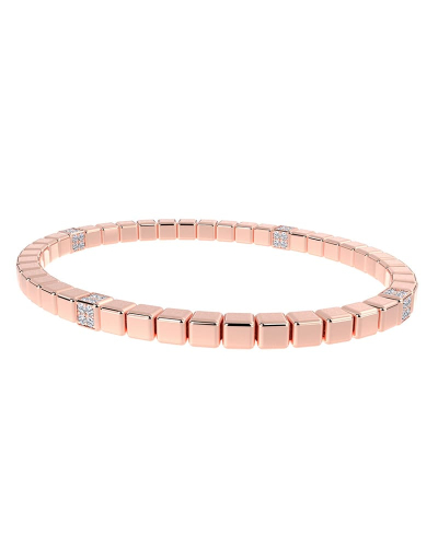 Bracelet carré diamants
