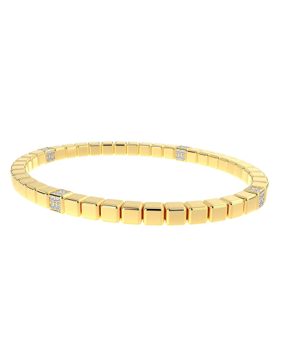 Bracelet carré diamants
