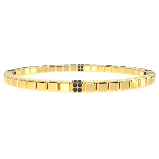 Bracelet Élastique Articulé en Or jaune