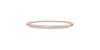 Elastique pavé de diamants en or rose