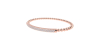 Elastique pavé de diamants en or rose