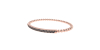 Bracelet Élastique Pavé de Diamants en or rose