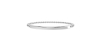 bracelet élastique en or blanc