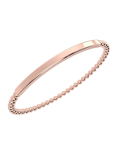 bracelet élastique en or rose