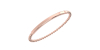 bracelet élastique en or rose