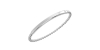 bracelet élastique en or blanc
