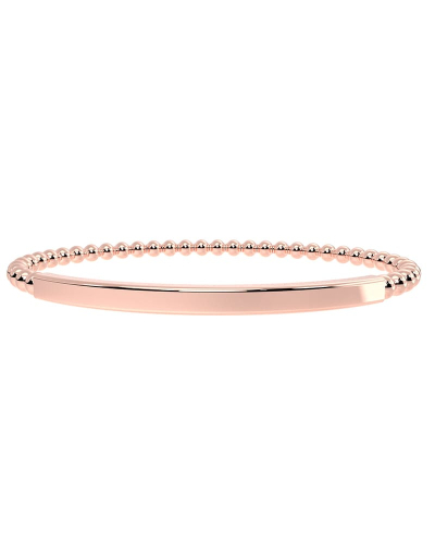 bracelet élastique en or rose