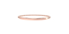 bracelet élastique en or rose