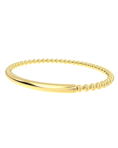 Suri Rond bracelet élastique en or jaune