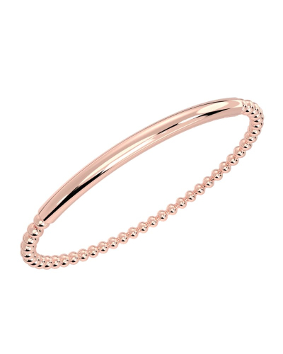 Suri Rond bracelet élastique en or rose