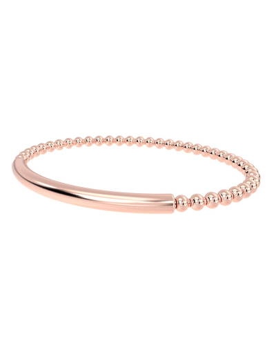 Suri Rond bracelet élastique en or rose