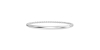 Suri Rond bracelet élastique en or blanc