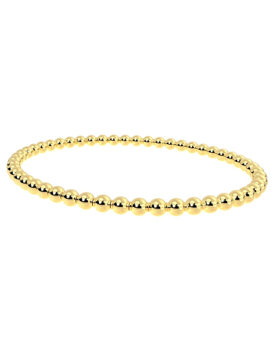 Bracelet Extensible à Petites Boules en Or jaune