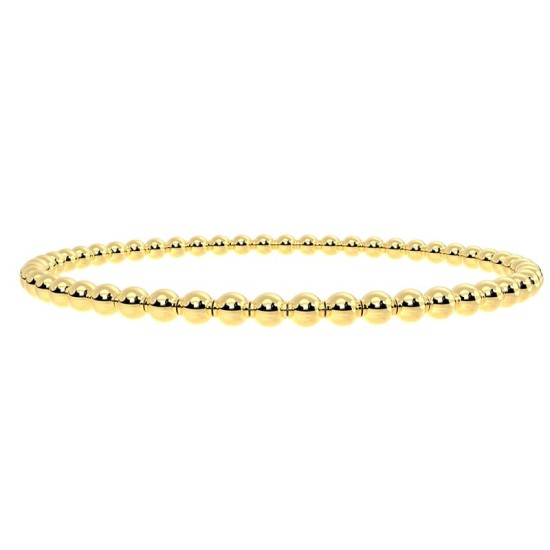 Bracelet Extensible à Petites Boules en Or jaune