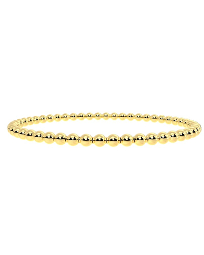 Bracelet Extensible à Petites Boules en Or jaune
