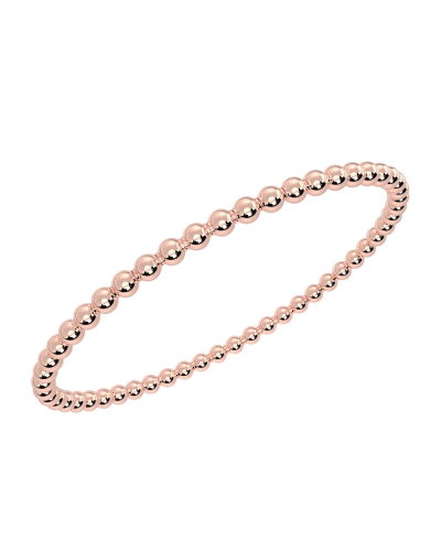 Bracelet Extensible à Petites Boules en Or rose