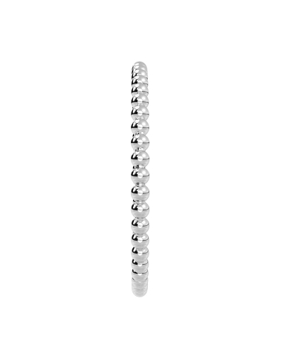 Bracelet Extensible à Petites Boules en Or blanc